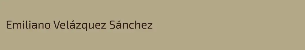 Emiliano Velázquez Sánchez